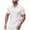 White, variant on WQQZJJ Men's Polo Shirt Tops Fashion Casual Solid Color Shirts Button Loose Lapel Short Sleeve Tops