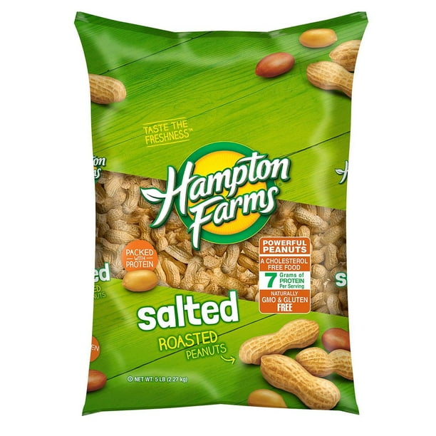 Hampton Farms Salted InShell Peanuts (5 lbs.)