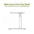 thumbnail image 3 of PERFECT POSTURE max under desk storage drawer with lock, large 26.7" x 13" (White), 3 of 8