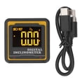 thumbnail image 2 of Digital Angle Measurement Tool, 4x90 Measurement Range Mini Angle Gauge Compact IP54 Water Proof V Groove Base  for Machining, 2 of 7
