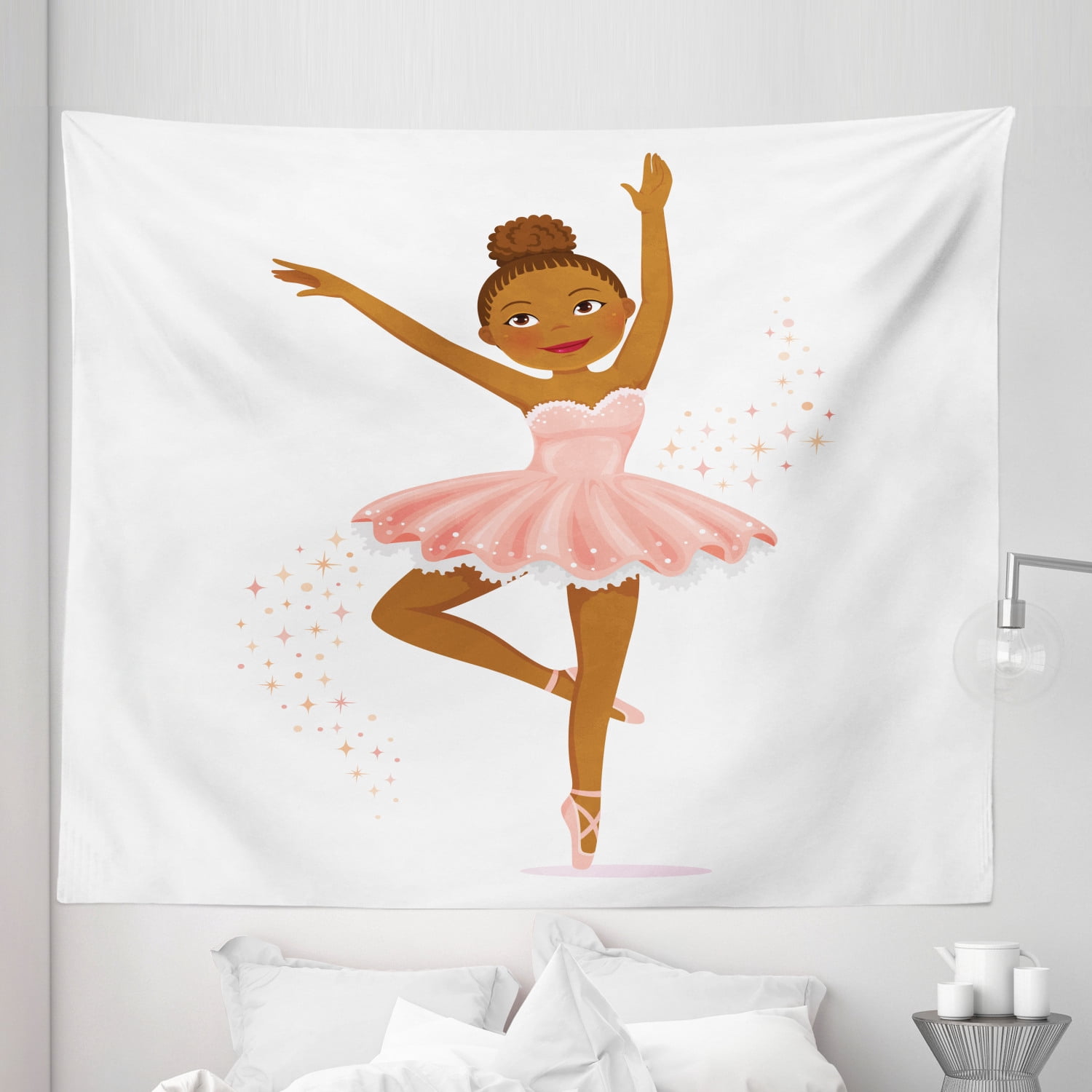 Retro Tapestry, Ballerina Dancing Daughter Classic Performance Hobby ...