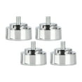 thumbnail image 4 of 4 Pieces M10 Thread Bed Frame Legs Heavy Duty Furniture Support Legs Replacement Argent 3cm, 4 of 7