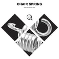 thumbnail image 4 of 2 Pcs Chaise Hamac Balançoire de Porche Ressort en Acier Inoxydable Robuste Crochets Pivotants Doubles (6.7mm), 4 of 8