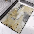 thumbnail image 4 of Step into Comfort with our Modern Abstract Gray Runner Rug: Non-Slip, Low Pile, 20x32 inch Soft Rug, Machine Washable - Perfect Addition for Bathroom, Kitchen, Bedroom, 4 of 5