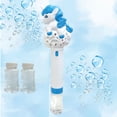 thumbnail image 4 of 2 PCS Magical Unicorn Bubble Wand  Fun Outdoor Toy for Kids, Light & Sound  Ages 3+ 2 bubble solution bottle Batteries Included, 4 of 6