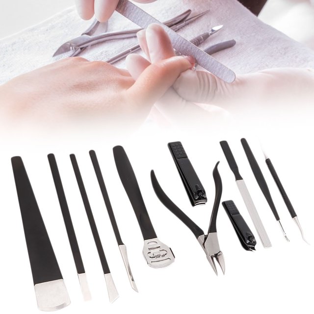 Juego De Cuidado De Uñas Duradero Y Resistente Al Desgaste, Juego De Manicura, Tienda De Manicura De Salón De Belleza Elegante Para Mujer Casera Ccdes Colocar