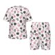 thumbnail image 1 of Fotbe Cute Dinosaur Pijama Estampada de 2 Piezas para Niños – Ropa de Dormir de Manga Corta Cómoda para Niños y Niñas, Camiseta y Shorts de Algodón-Large, 1 of 6