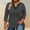 Black plus size polka dot blouses a1, variant on thefmos Women Plus Size Polka Dot V Neck 3/4 Sleeve Blouses for Women Cute Trendy Loose Fit Casual Pullover Tops Fall Winter Business Work Clothes Comfy Tshirt, Gray L