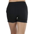 thumbnail image 2 of ToBeInStyle Women's Cotton-Blend Stretch Shorts, 2 of 4
