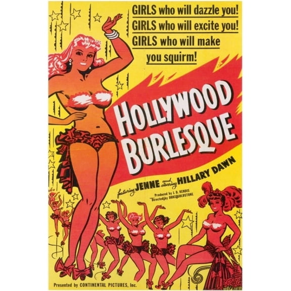 Posterazzi MOVCF5296 Hollywood Burlesque Movie Poster - 27 x 40 in.