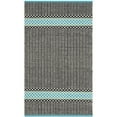 thumbnail image 5 of SAFAVIEH Montauk Varina Geometric Cotton Area Rug, Turquoise/Multi, 3' x 5', 5 of 7