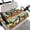 Palm Trees at Sunset, variant on Whosucclay Retro Floral Print Golf Cart Seat Protector, with Storage Pockets With 4 Storage Pockets Golf Cart Seat Cover for Club Car Yamaha EZGO, 52.36"x 32.28"