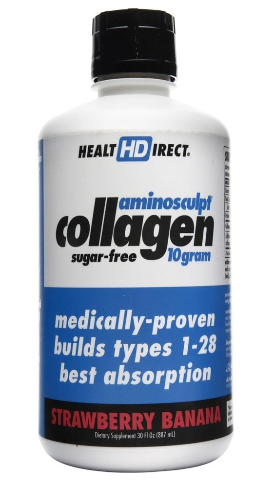 Health Direct Aminosculpt Liquid Collagen SugarFree Strawberry