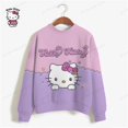 thumbnail image 3 of Sudadera con capucha de cuello redondo con estampado vintage de HELLO KITTY, sudadera Harajuku para mujer, sudadera de otoño, sudaderas kawaii de HELLO KITTY, 3 of 5
