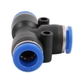 thumbnail image 3 of Unique Bargains 15Pcs 8mm Dia T 3 Ways Type Hose Pneumatic Air Quick Fitting Push In Connector, 3 of 3