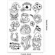 thumbnail image 2 of Sello transparente de gnomo para San Patricio, trébol, sello de silicona, zapatos, sombrero, sello de goma transparente., 2 of 7