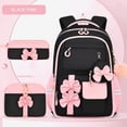thumbnail image 3 of AoDai Belted girl's schoolbag set - Large capacity student backpack with pen holder and handbag for storage, 3 of 5