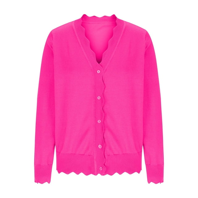 Erwazi Cardigans pour Femmes Automne Tendance à Boutons, Ouvert à l'Avant, Cardigans Légers
