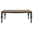thumbnail image 3 of Bridget 6-piece Rectangular Dining Set Brown Brushed and Charcoal Sandthrough, 3 of 4