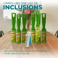 thumbnail image 6 of Libman Mini Lint Roller Set with Reusable Lint Remover Brush -Travel Sticky Lint Removing Tool for Pet Hair, Dust, Small Crumbs - 6.5" Portable Lint Brushes with Hanger Hole - 6 Pack 180 Sheets, 6 of 7