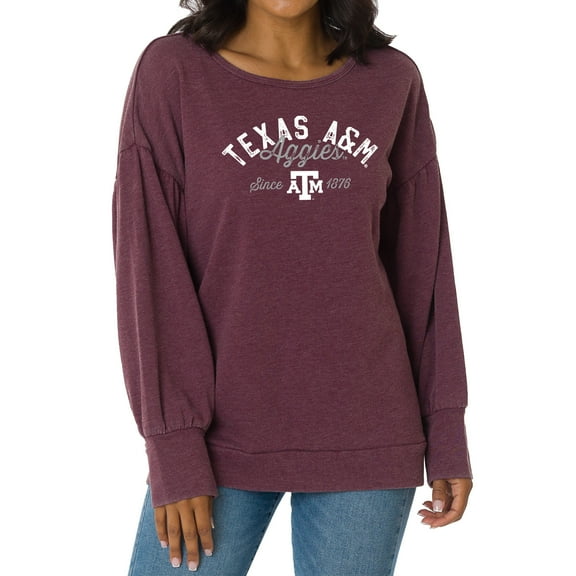 Women's Maroon Texas A&M Aggies Brooklyn Pullover Sweatshirt