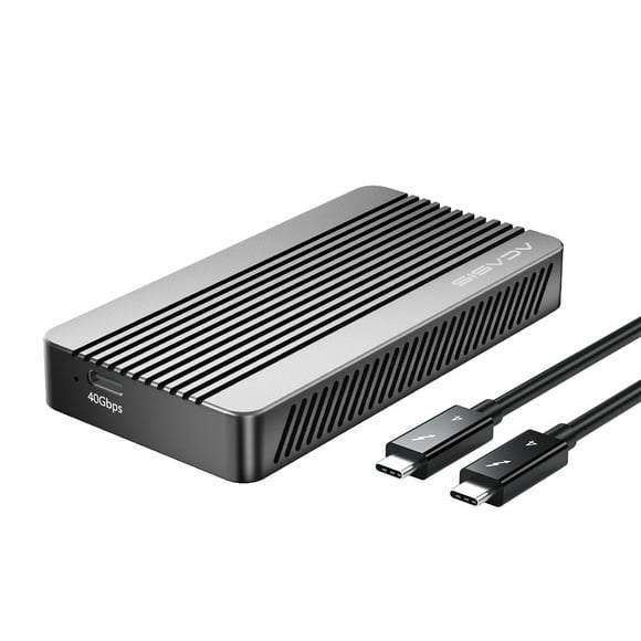 ACASIS USB4.0 External SSD Enclosure 40Gbps m.2 NVME Compatible Thunderbolt 3/4 USB3.0, 2.0, Supports 8TB SSDs