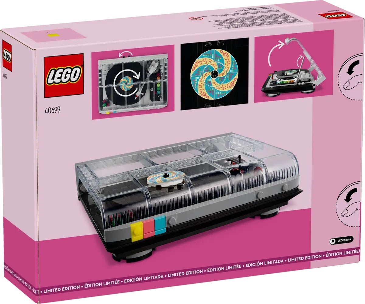 LEGO Retro Record Player Set, 310pcs, Nostalgic Music Decor
