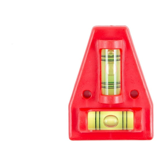 Swanson Tool Co Composite Red Cross Check Level, Model CCL001 (ships assembled 2 inch by 2.5 inch)