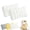 White*2, variant on Cooling Marshmallow Puff Pillow, 2026 Upgraded Mellow Puff Pillow, Cloud Bed Puff Sleep Pillows, High Resilience Support Neck Align for Side Back Sleepers Breathable Skin Friendly Washable