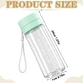 thumbnail image 3 of Portable Water Bottle, Leakproof Travel Tumbler, Clear Drink Bottle with Strap,Lightweight Sports Water Cup, Transparent Beverage Holder, Simple Sports Plastic Kettle for Daily Use, 3 of 4