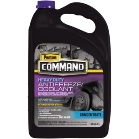 Prestone Command ESI Precharged Antifreeze + Coolant: Purple, Concentrate, 1 Gallon