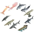thumbnail image 4 of Figurine d'Animaux de l'Océan Simulation Modèle Jouets Éducatifs Animaux Requin Récif Pointe Blanche, 4 of 8
