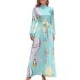 thumbnail image 2 of Vestido largo con estampado de globo aerostático, conjuntos elegantes para mujer, ropa para mujer, novedades 2024, 2 of 5