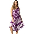 thumbnail image 2 of Riviera Sun Dress Dresses for Women (Purple / White, Small), 2 of 4