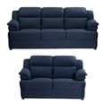 thumbnail image 1 of Sala 3-2 TRINITY Kendra ( Sofá, Love Seat ) Azul Para Sala, 1 of 10