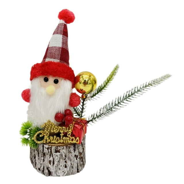 Estatua de muñeco de árbol de Navidad Strade Fareast Limited 25 cm decoración navideña Estilo D
