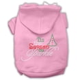 thumbnail image 1 of Tis The Season To Sparkle Rhinestone Dog Hoodie Light Pink M (12), 1 of 1
