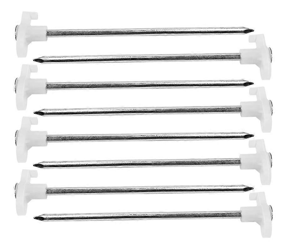 8psc Tent stakes, galvanized steel stakes