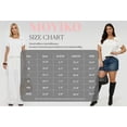 thumbnail image 7 of MOYIKO Womens Petal Sleeve Tops Summer Trendy T Shirt Casual Loose Square Neck Button Blouse Tees, 7 of 7