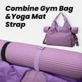 thumbnail image 4 of Muka Yoga Gym Bag for Women with Shoe Compartment, Large Capacity Travel Duffle Bag with Yoga Mat Holder (Blue), 4 of 7