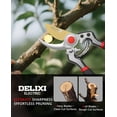 thumbnail image 3 of 9.25" Heavy Duty Pruning Shears (Professional Bypass Garden Clippers with SK5 Steel Teflon Coated Blade)(1" Cutting Capacity, 2.17" Max Opening) Gardening Scissors for Plants, Flowers, Shrubs & Trees, 3 of 3