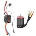 thumbnail image 2 of Motor con ESC de 60 A, bricolaje, universal, 4 polos, 50 mm x 36 mm, para coche, camión y orugas RC 1/10 3600KV, 2 of 9