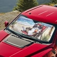 thumbnail image 3 of KUIFORTI Car Windshield Sun Shade Foldable Sunshade Cute Cat Automotive Windshield Sunshades - Reflective Polyester Blocks Heat and Sun - Works with Sedans, SUVs & Trucks!, 3 of 6