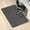Black, variant on Office Chair Mat for Hardwood Floor, 50" x 63" Desk Chair Mat for Hard Wood and Tile Floor, Large Anti-Slip Hard Floor Protector Rolling Chair Mat, PVC Mat Desk Rug for Office Home, Dark Brown