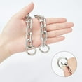 thumbnail image 3 of Alloy Bag Handle Chains Straps Handbag Wallet Replacement Chains Accessories with Clasp for DIY DIY Bag Making Chains 14.2inches, 3 of 6
