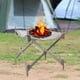thumbnail image 5 of Parrilla para acampar al aire libre Fogata Fogata plegable Fogata de montaje rápido Chimenea de leña Hogueras para viajar Patio Fiestas Camping kusrkot Parrilla para fogatas al aire libre, 5 of 8