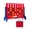 Red, variant on Redsmile Jumbo 4-to-Score Connect Game Set with Carrying Bag and 42 Coins in Blue - Family Game Night Entertainment for All Ages Indoor Outdoor Yard Party Fun