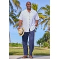 thumbnail image 6 of KingSize Men's Big & Tall Elastic Waist Gauze Cotton Pants, 6 of 6