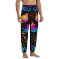 thumbnail image 4 of Kdxio Mexican Flower Traditional1 Pattern Joggers,Sweatpants for Men with Pockets-X-Large, 4 of 5