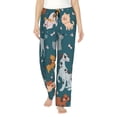 thumbnail image 2 of Lsque Dogs Print Women's Pajama Pants, Lounge Pant - Comfortable Home Wear,Elastic Waistband, Stylish Design-Medium, 2 of 9